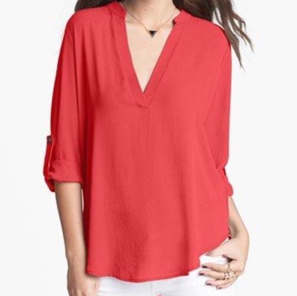 Lush Tops - Lush perfect roll tab tunic